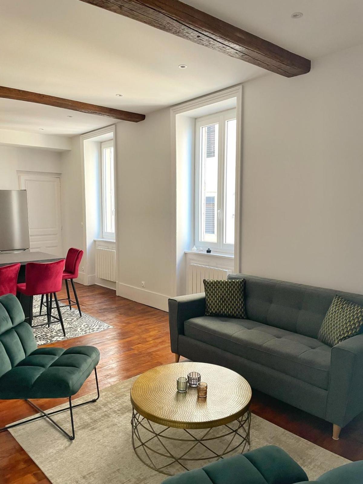 Center Macon Charmant Appartement Avec Vue Sur La Saone Bagian luar foto